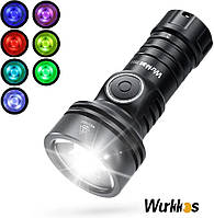 Потужний акумуляторний ручний ліхтарик Wurkkos TS11 RGB Black (2000Lm, Anduril 2.0, 1*18350, 616м)