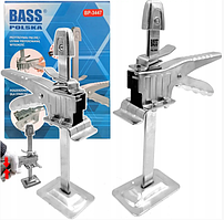 Ручний домкрат, регулятор висоти для плитки, гіпсокартону, вікон, дверей 2шт  Bass Polska 3447