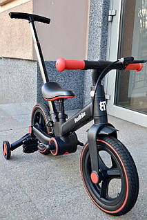 Велосипед-трансформер триколісний Best Trike BT з батьківською ручкою, red 84119