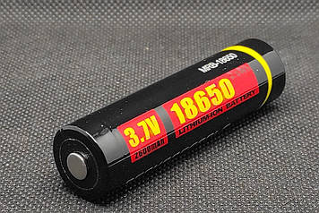 Аккумулятор Li-ion MecArmy 18650P 3,7V 2600mAh с защитой (1шт.)