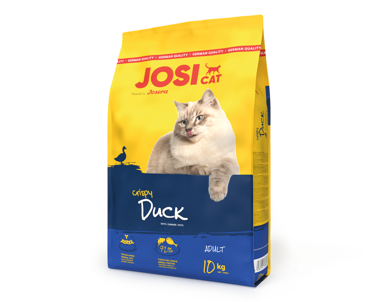Josera JosiCat Crispy Duck корм для кішок з качкою і рибою 650 гр