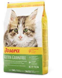 Josera Kitten Grainfree сухий беззерновий корм для кошенят, вагітних і годуючих кішок, птах 10КГ