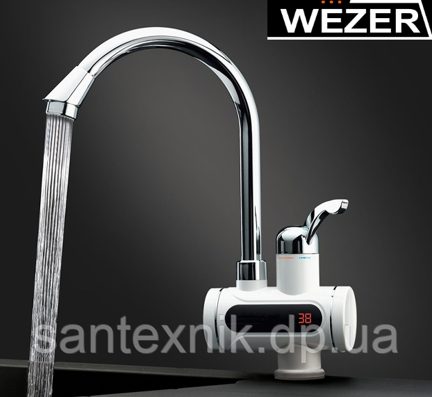 Кран водонагрівач для кухні Wezer 3Кв SDR-A07PT