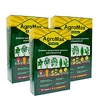Агромакс удобрение (Agromax) | Комплект 3 уп./36 саше | Препарат для полива картошки и других растений (NS)
