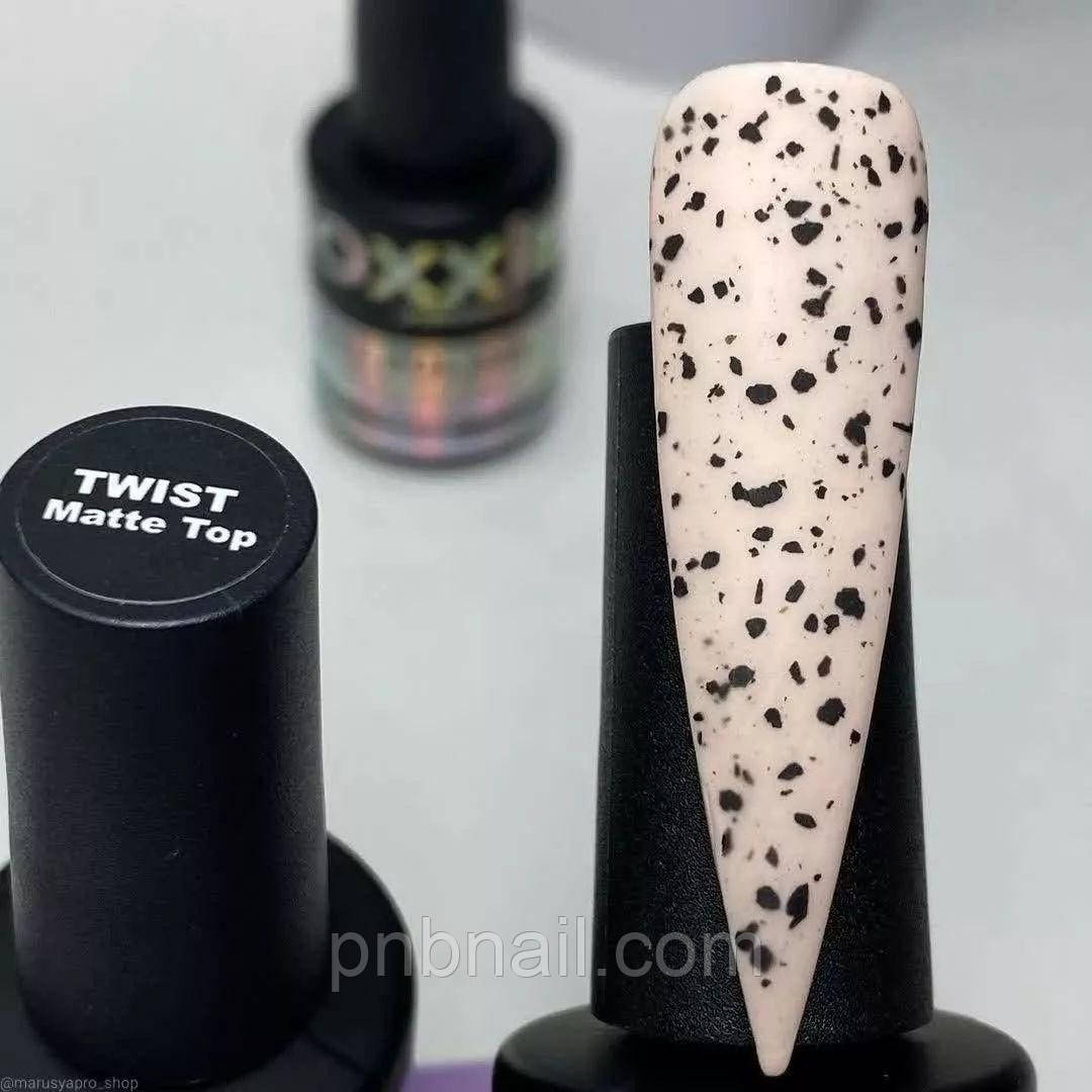 OXXI top TWIST Matte  без липкого шару (перепелине яйце), 10 мл