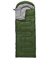 Спальный мешок с капюшоном зимний до -25°C хаки 210х75 см