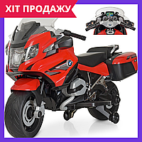 Электромотоцикл детский мотоцикл на аккумуляторе Bambi M 4275E-3 красный