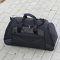 Мужская дорожная спортивная сумка NIKE DJET большая черного цвета для путешествий и тренировок на 55 литров
