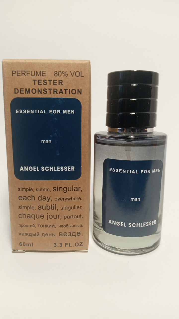 Парфуми чоловіча парфумерія Angel Schlesser Essential For Men ангел шлюсер чоловічий туалетна вода тестер ОАЕ-60 мл