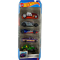 Набор из 5 машинок Хот Вилс Hot Wheels HW Exposed Engines 5-Pack