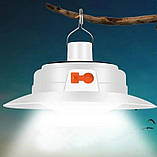 Ліхтар кемпінговий Ma-100 8836 із сонячною батареєю, білий, фото 6