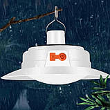 Ліхтар кемпінговий Ma-100 8836 із сонячною батареєю, білий, фото 8