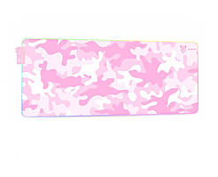 Килимок для мишки ONIKUMA MP005 RGB, біло-рожевий