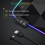 Килимок для мишки ONIKUMA MP006 RGB, чорний, фото 8
