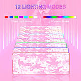 Килимок для мишки ONIKUMA MP005 RGB, біло-рожевий, фото 8