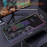 Килимок для мишки ONIKUMA MP006 RGB, чорний, фото 5