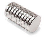 Магніти неодимові сильні 15x3 мм N35, 10 шт., фото 3