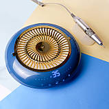 Фрезер для манікюру JMD-803 Pro 60 Вт з витяжкою 2 в 1 сенсорний манікюрний апарат для зняття гель лаку з фрезами, фото 10