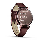 Смарт-годинник Garmin Lily 2 Classic Dark Bronze with Mulberry Leather Band, фото 2