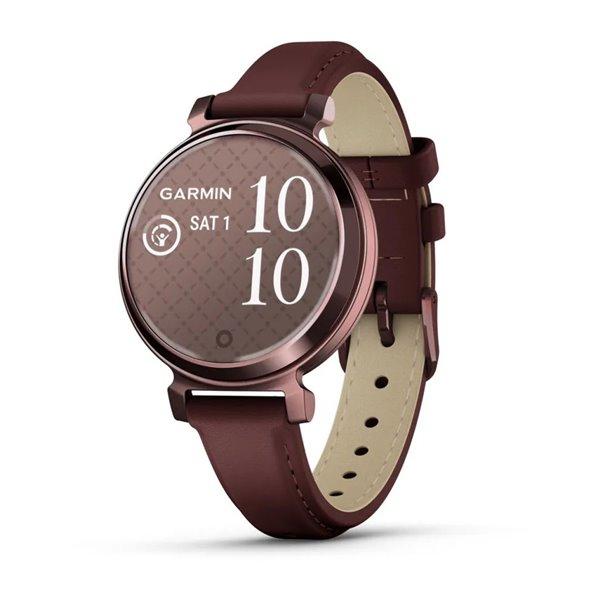 Смарт-годинник Garmin Lily 2 Classic Dark Bronze with Mulberry Leather Band