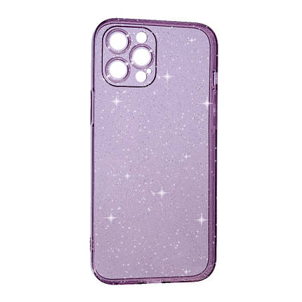Силіконовий чохол Clear Shine для Apple iPhone 12 Pro Max Violet, фото 1