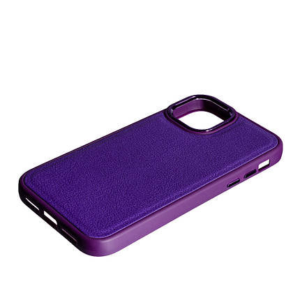 Чохол Leather Case для Apple iPhone 11 Violet, фото 3