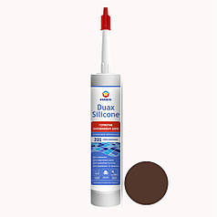 Eskaro Duax Silicone цветной силиконовый герметик для швов, какао (№233), 300мл.
