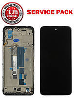 Дисплейний модуль (екран) для Xiaomi Redmi Note 10 Pro 5G Чорний У рамці SERVICE PACK AAAA ORG