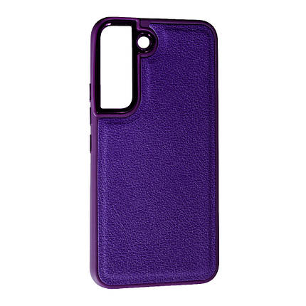 Чохол Leather Case для Samsung S22 Violet, фото 1