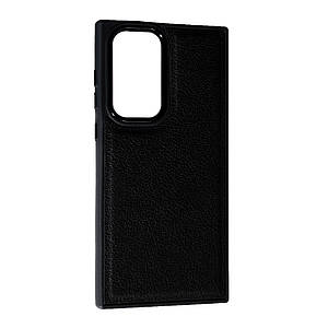 Чохол Leather Case для Samsung S22 Ultra Black