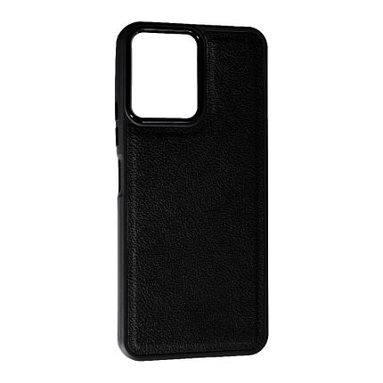 Чохол Leather Case для Xiaomi Redmi 12 Black, фото 1
