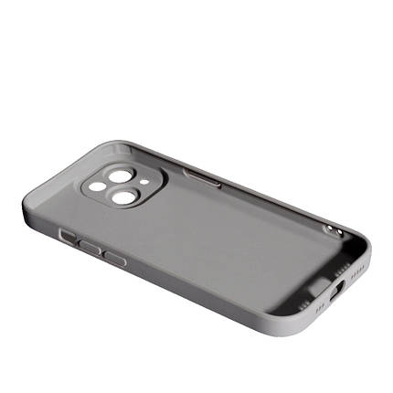 Силіконовий чохол SMTT для Apple iPhone 15 Grey, фото 2