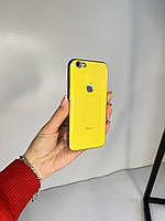 Силіконовий чохол із глянцевим покриттям на iPhone 6 / 6s ( № 4 Yellow )
