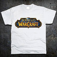 Футболка Fruit of the Loom Логотип Варкрафт Logo World of Warcraft Белый 128 см (19283)