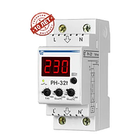 Реле напруги РН-32t 32А 2мод Новатек Електро