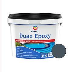 Eskaro Duax Epoxy фуга (затирка) епоксидна двокомпонентна для швів № 288 темно-сіро-синя, 2кг