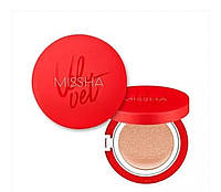 Missha velvet finish cushion spf50+/pa+++тональний крем кушон 23 тон матувальний