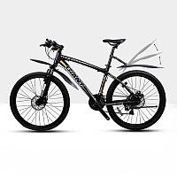 Велосипедные крылья West Biking 0714021 Black комплект переднее и заднее брызговик для велосипеда gr