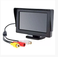 Монитор автомобильный цветной LCD 4.3 для двух камер 043 с приоритетом заднего обзора, Экран для парковки hop