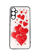 Чехол Prisma для телефона Samsung Galaxy A34 5G / A346 бампер рисунок hearts