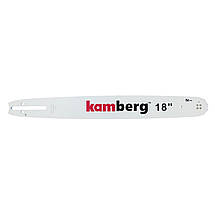 Шина 18''/45 см Kamberg для бензопил під ланцюг 72 ланки 0.325 крок 1.5 паз 4 заклепки, фото 3