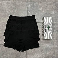 Комплект Нижньої Білизни для Чоловіків "Lacoste" 3 штуки - (розміри S-L) - Black