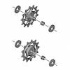 Ролики заднього перемикача Shimano SLX RD-M7100 13Т/12s Art Y3FY98010, фото 3