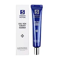 Ліфтинг-крем для повік з пептидним комплексом MEDI-PEEL 5 Growth Factors Eye Tox Cream