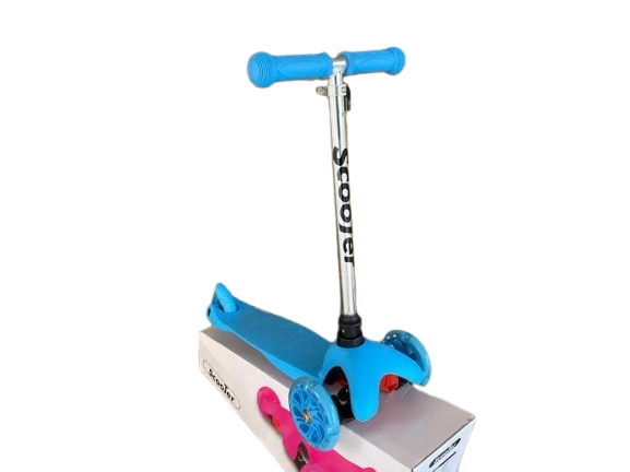 Самокат триколісний Scooter MG002A Блакитний