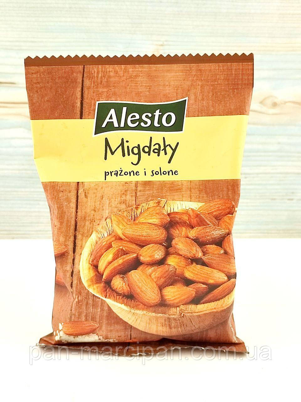 Смажений мигдаль Alesto Almonds roasted&salted 150 г, фото 1