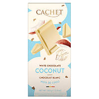 Шоколад Cachet Coconut білий, 100 г (Код: 06656)