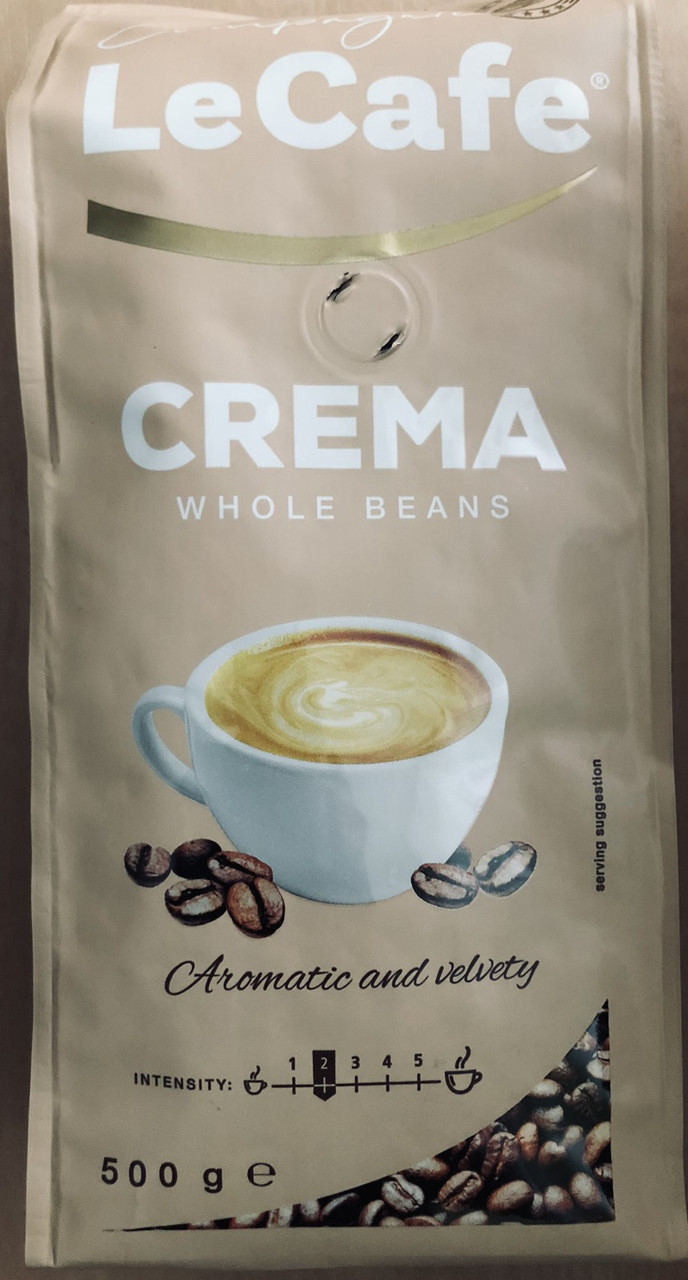 Кава в зернах LE Cafe CREMA, 500 г, купаж