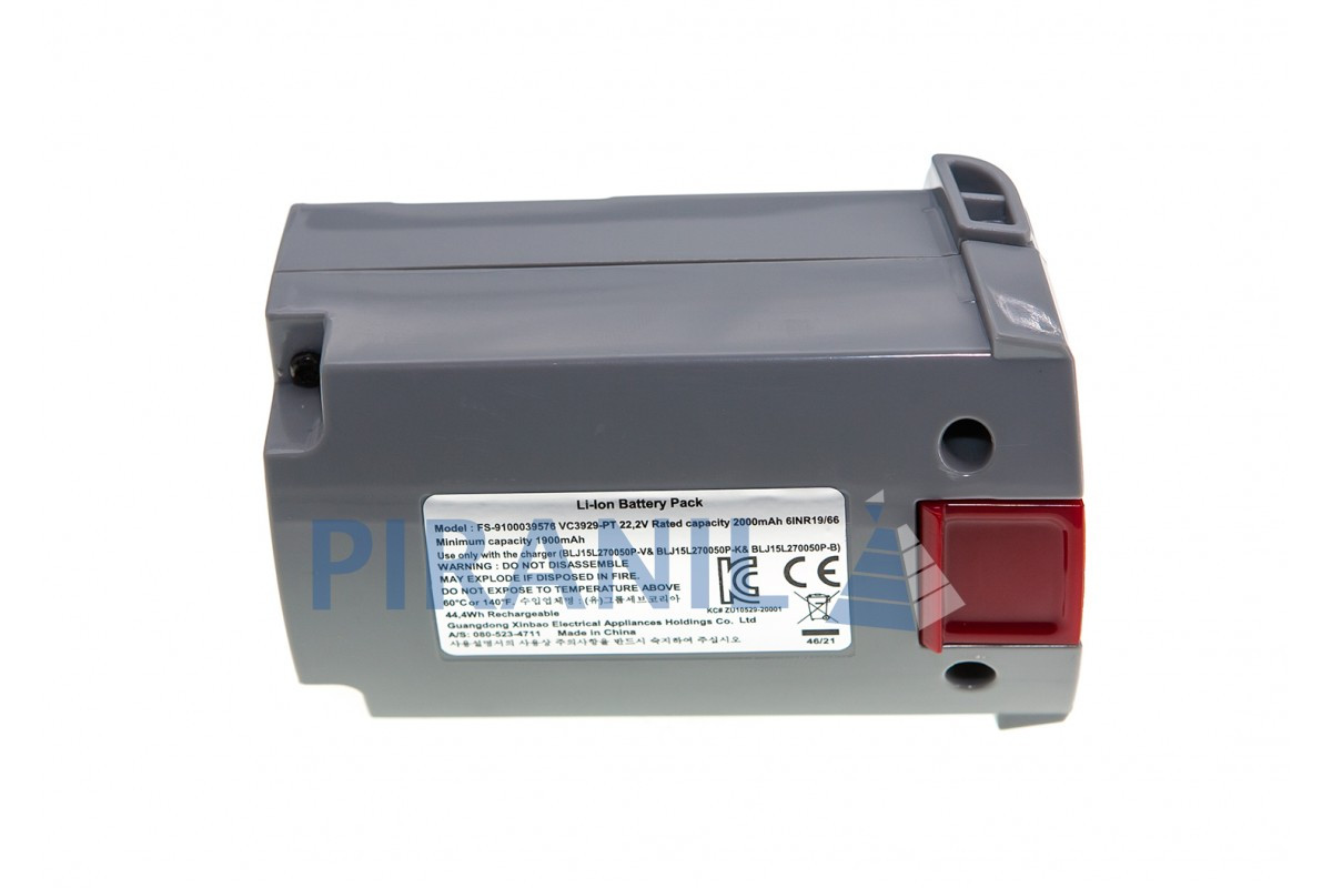 Акумуляторна батарея для портативного пилососа Rowenta / Tefal X-PERT 3.60 - FS-9100039576, фото 1