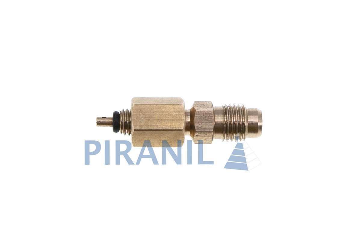 Перехідник для малих балонів з клапаном R-600a, 1/4" SAE, 10 мм